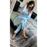 Boski linen 23/a4 sky blue